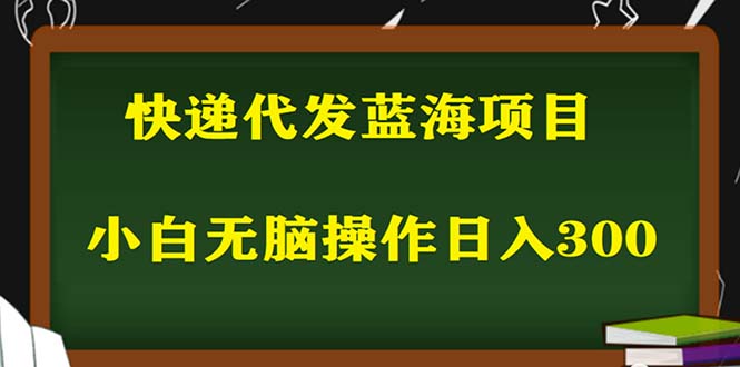 （3253期）2023最新蓝海快递代发项目，小白零成本照抄也能日入300+